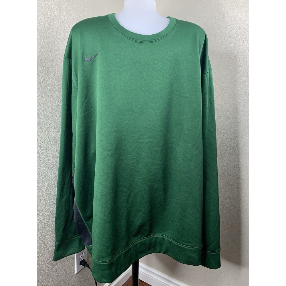 Nike Therma Fit Green Pullover Men’s Sz 4XL Cozy Sweatshirt Top